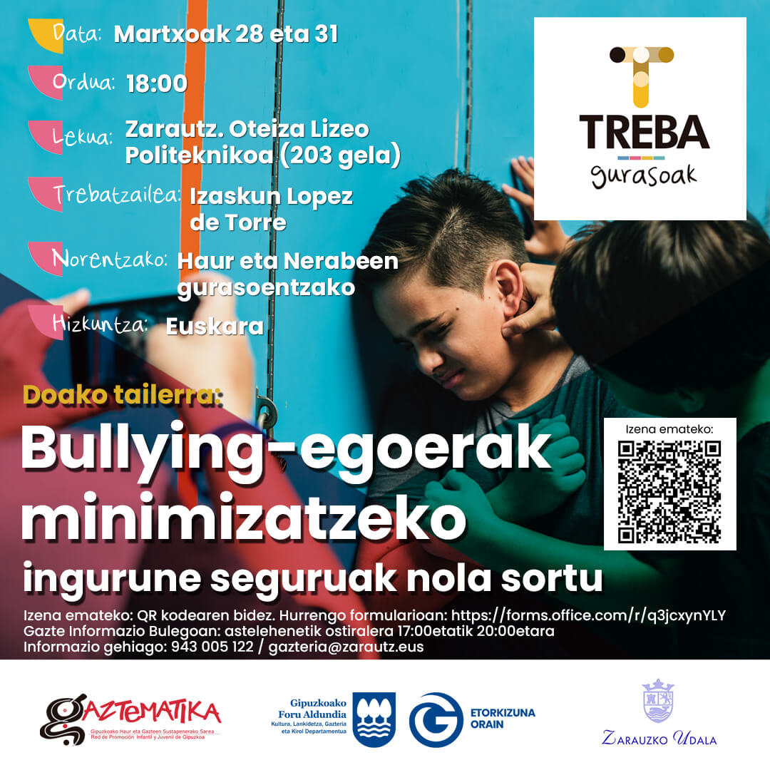 bulling-egoerak minimizatzeko ingurune seguruak nola sortu irudia