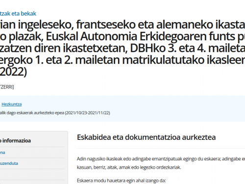 Atzerrian hizkuntza beka