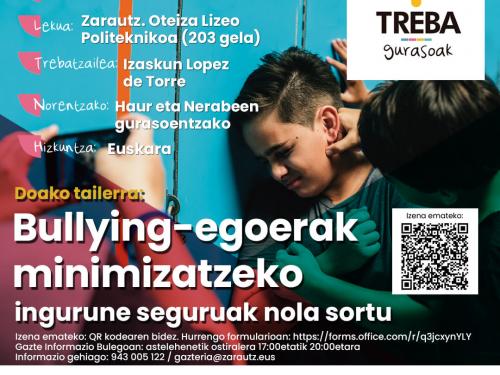 bulling-egoerak minimizatzeko ingurune seguruak nola sortu irudia