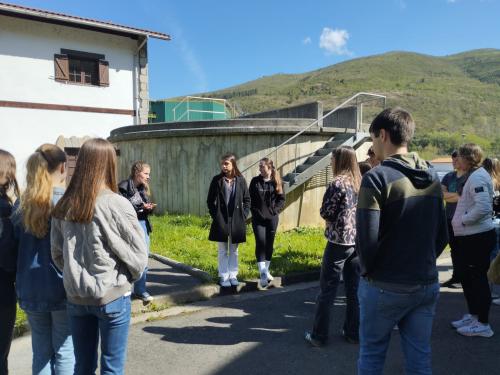 Azpeitiko araztegira bisita