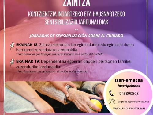 ZAINTZA: Kontzientzia indartzeko eta hausnartzeko sentsibilizazio jardunaldiak