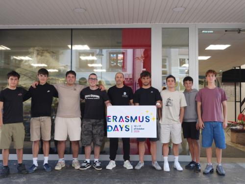 Oteitzako ikasleak Erasmus Days egunak ospatzen